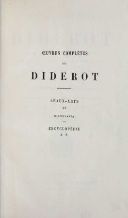 T. 13: Œuvres complètes de Diderot