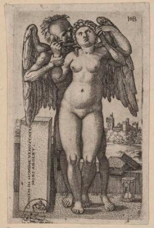Der Tod und die nackte Frau