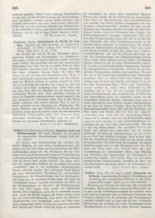 345 [Rezension] Romeissen, Martha, Katholizismus als Mystik bei Léon Bloy
