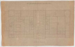 Thiersch, Friedrich von; Wiesbaden; Kurhaus - Grundriss EG