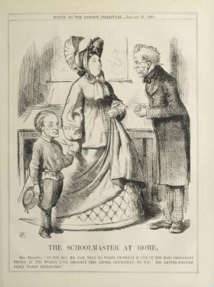 The schoolmaster at home
