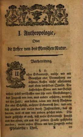 Philalethie : Neue Aussichten in die Wahrheiten und Religion der Vernunft bis in die Gränzen der glaubwürdigen Offenbarung dem denkenden Publico eröffnet, [1]
