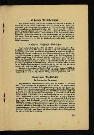Roheisen, Rohstahl, Steinkohle