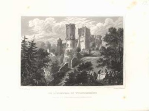 Die Löwenburg zu Wilhelmshoehe.