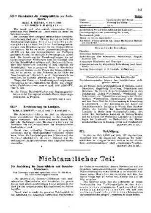 Berufsberatung im Landjahr : [Amtliche Erlasse] ; [Amtlicher Teil]