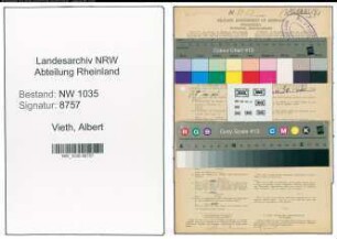 Entnazifizierung Albert Vieth , geb. 21.12.1910 (Ingenieur)