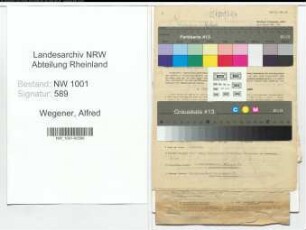 Entnazifizierung Alfred Wegener, geb. 02.01.1904 (Chemiker)