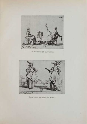 La dévideuse et la fileuse. Deux dames de condition debout
