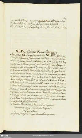XLIV. Johannes IX. von Haugwitz