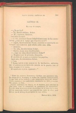 Capítulo III. - Un vaso de sangre.
