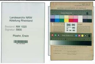 Entnazifizierung Erwin Ploehn , geb. 02.01.1911 (Schlosser)