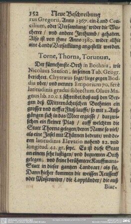 Torne, Thorna, Torunum