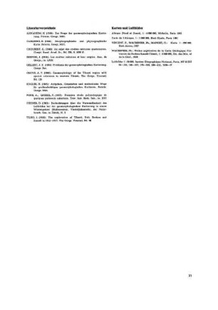 Literaturverzeichnis / Karten und Luftbilder