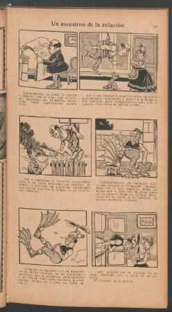 Un monstruo de la aviación - [Cómic]