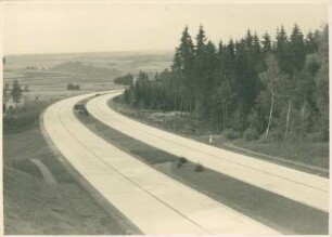 Reichsautobahn Berlin-München km 100-107, Deutschland, 1935-1936