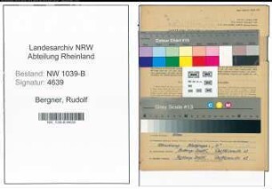 Entnazifizierung Rudolf Bergner , geb. 11.06.1906 (Arbeiter)
