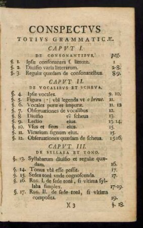 Conspectus Totius Grammaticae