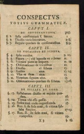 Conspectus Totius Grammaticae