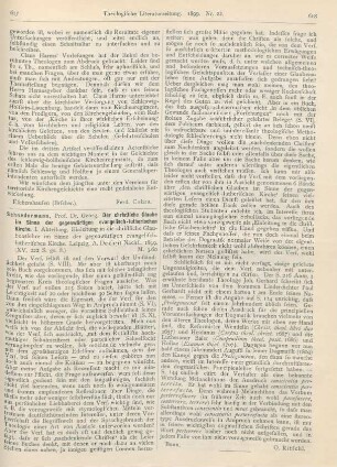 617-618 [Rezension] Schnedermann, Georg, Der christliche Glaube im Sinne der gegenwärtigen evangelisch-lutherischen Kirche. 1. Abteilung
