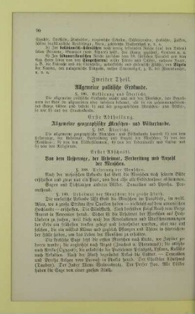 Zweiter Theil. Allgemeine politische Erdkunde