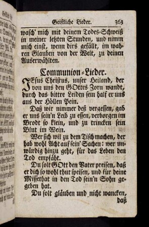 363-376, Communion-Lieder...