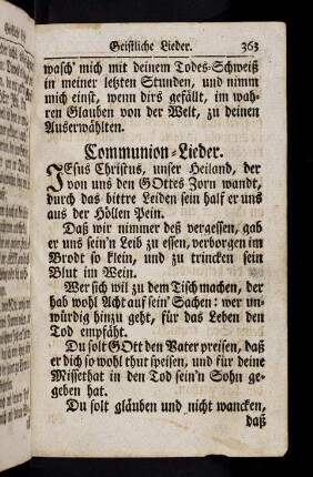 363-376, Communion-Lieder...