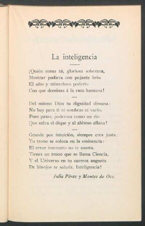 La inteligencia