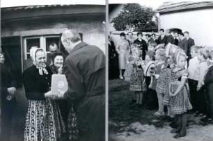 Festveranstaltung in Rohne : Museen. Ort: Rowno / Rohne. Festveranstaltung bei der Eröffnung der "Sorbischen Bauernstube".