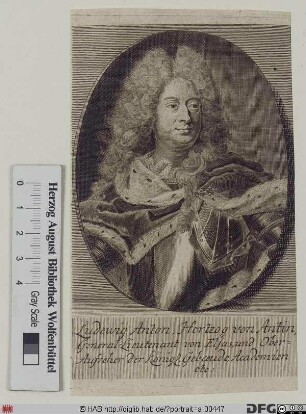 Bildnis Louis-Antoine de Pardaillan de Gondrin, marquis d' Antin (1711 duc)