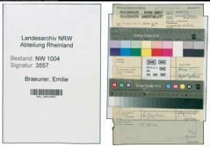 Entnazifizierung Emilie Braeuner , geb. 09.06.1902 (Arbeiterin)