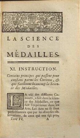La Science Des Medailles, 2