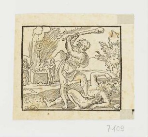 Kain erschlägt Abel, aus: "Biblische Szenen"