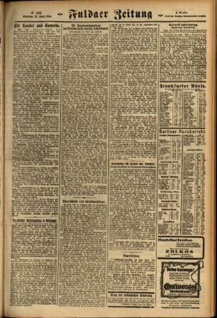 Zweite Ausgabe vom Sonntag, den 22. Juni 1924.