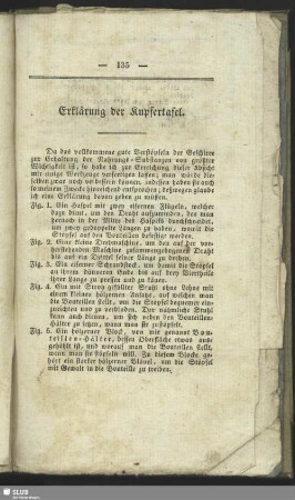 Erklärung der Kupfertafel