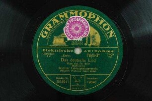 Das deutsche Lied : Wenn sich der Geist / (Kalliwoda)