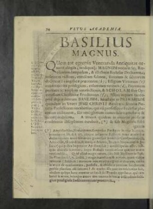 Basilius Magnus.