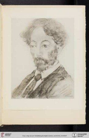 [A. [Abraham] Walkowitz, IV. Portrait, collotype reproduction of drawing made by F. Bruckmann Verlag, Munich]