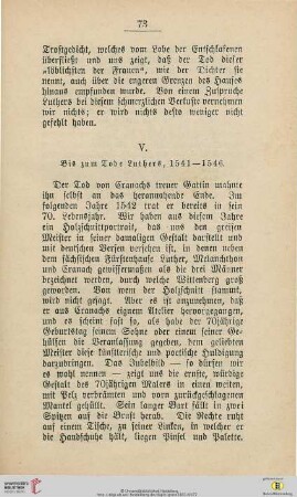 V. Bis zum Tode Luthers, 1541-1546