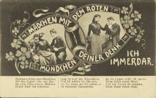 Mädchen mit dem roten Mündchen Deiner denk ich immerdar.
