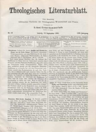 145-146 [Rezension] Deutsches Bibel-Archiv Hamburg; 10. Bericht