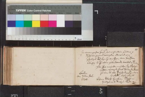 Köppen, Johann Ulrich Christian; Blatt 88
