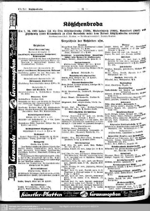 Kötzschenbroda : Am 1.10.1923 haben sich die Orte Kötzschenbroda (7420), Niederlößnitz (4964), Naundorf (2684) und Zitzschewig (1580 Einwohner) zu einer Gemeinde unter den Namen Kötzschenbroda vereinigt