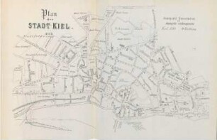 Plan der Stadt Kiel 1888