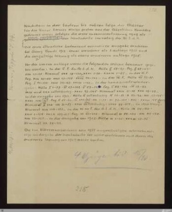 [Dante, Die Göttliche Komödie: Übertragungen] - [Druckvorlage] - Nachdem in der fünften bis siebten folge der Blätter für die Kunst - StGA-George I,1042 : [SW X/XI: keine Sigle]