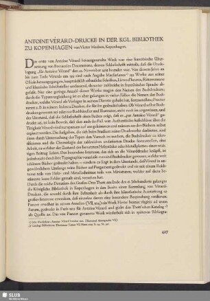 Antoine Vérard-Drucke In Der Kgl. Bibliothek Zu Kopenhagen