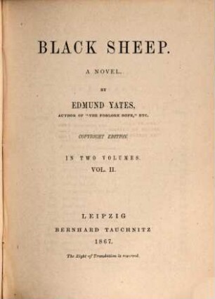 Black sheep : a novel. 2