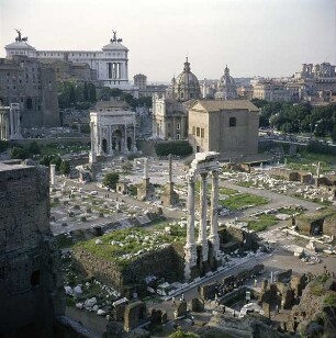 Rom. Forum Romanum. Blick nach Osten