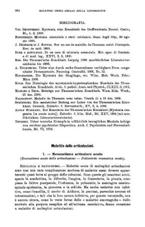 Malattie delle articolazioni.