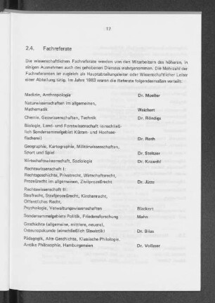 2.4. Fachreferate