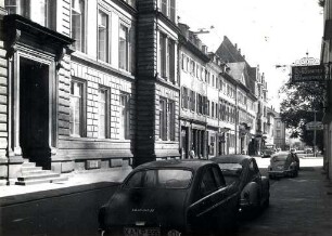 Privatgebäude, Straßen und Plätze in Karlsruhe. Markgrafenstraße